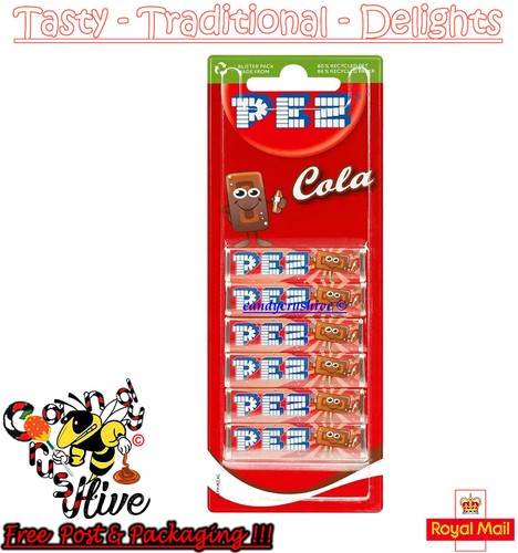Pack pez refills - 6, (1