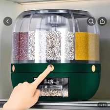 New in box Green 6 section