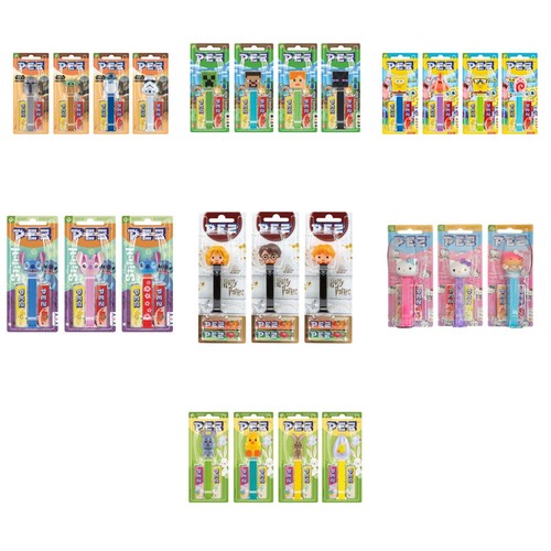 Assorted character pez - character,