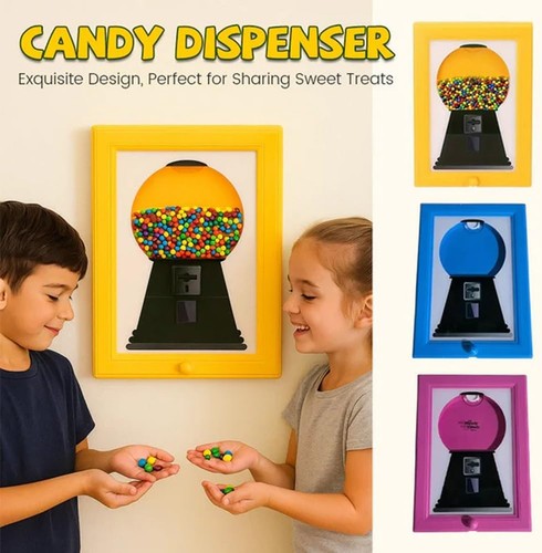 Wall mounted gumball machine - mounted,